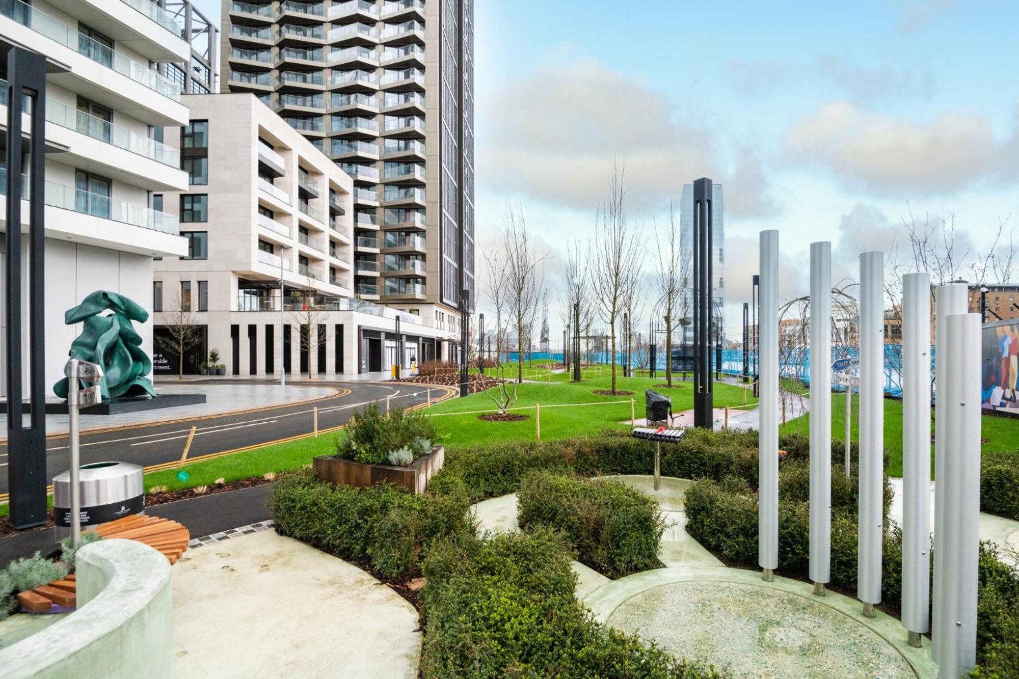 Elegant And Modern Apartments In Canary Wharf Right Next To Thames London Eksteriør billede