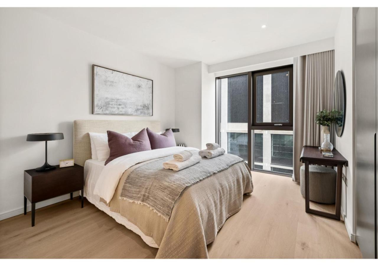 Elegant And Modern Apartments In Canary Wharf Right Next To Thames London Eksteriør billede