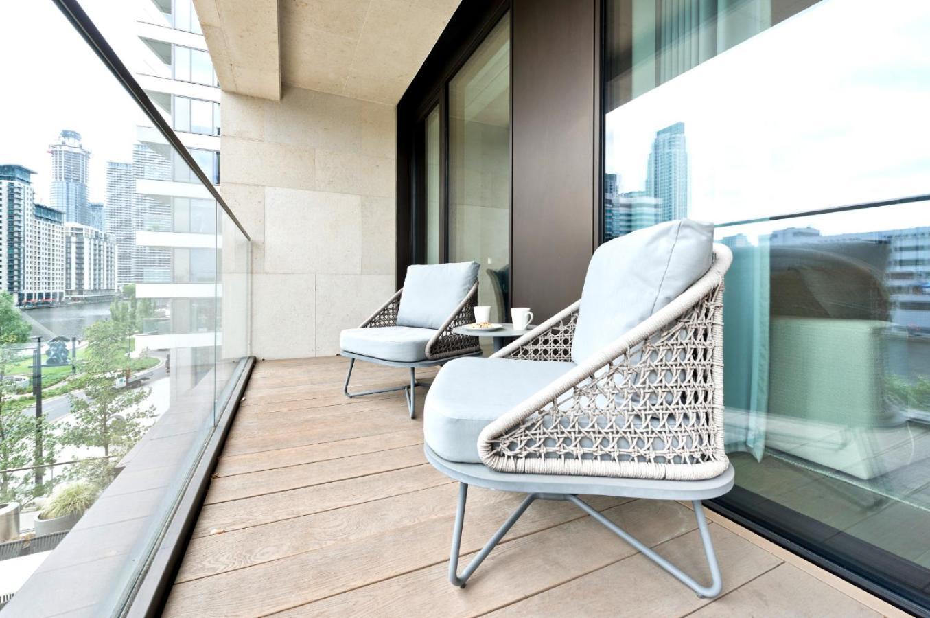 Elegant And Modern Apartments In Canary Wharf Right Next To Thames London Eksteriør billede