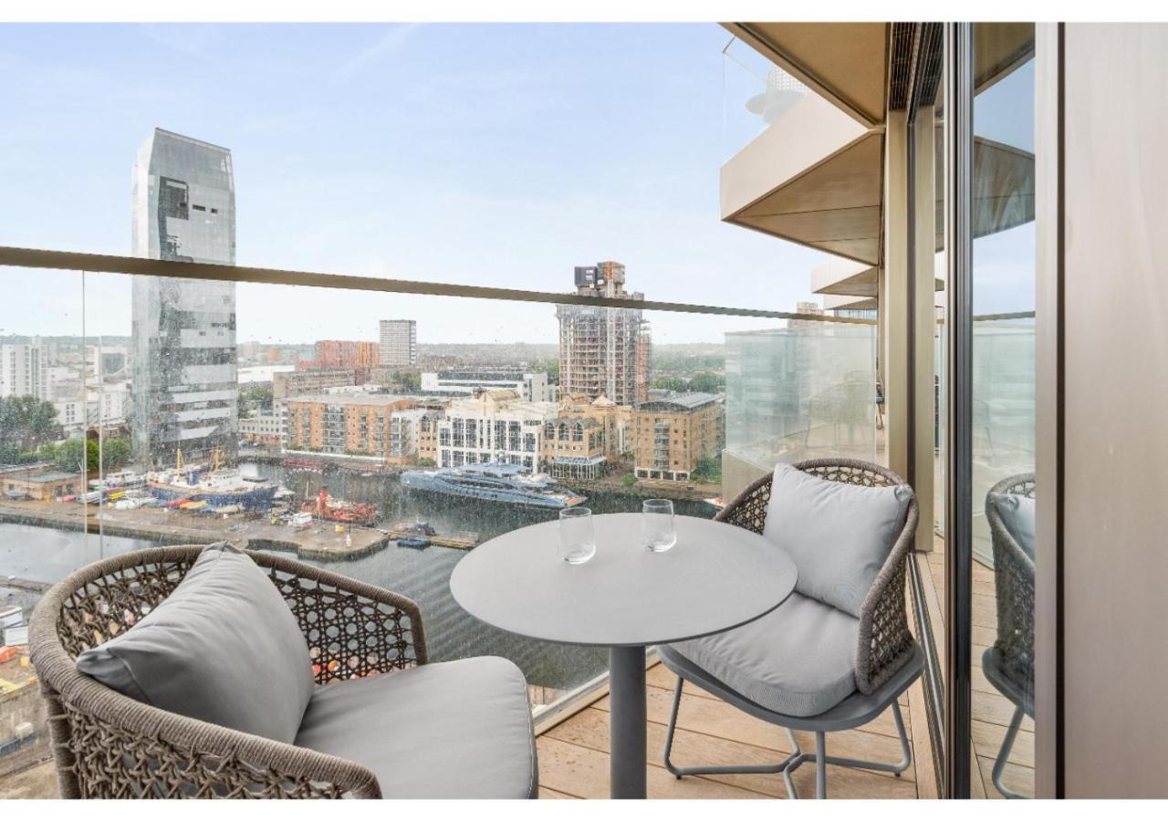 Elegant And Modern Apartments In Canary Wharf Right Next To Thames London Eksteriør billede