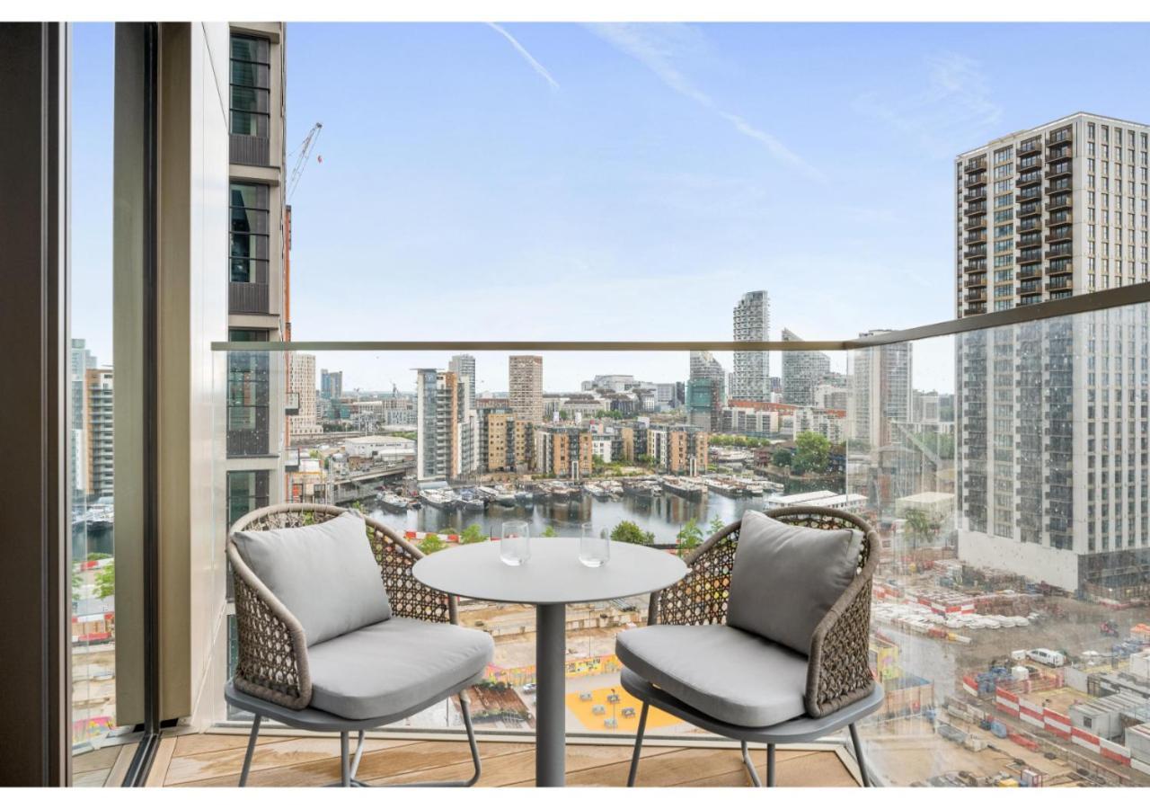 Elegant And Modern Apartments In Canary Wharf Right Next To Thames London Eksteriør billede