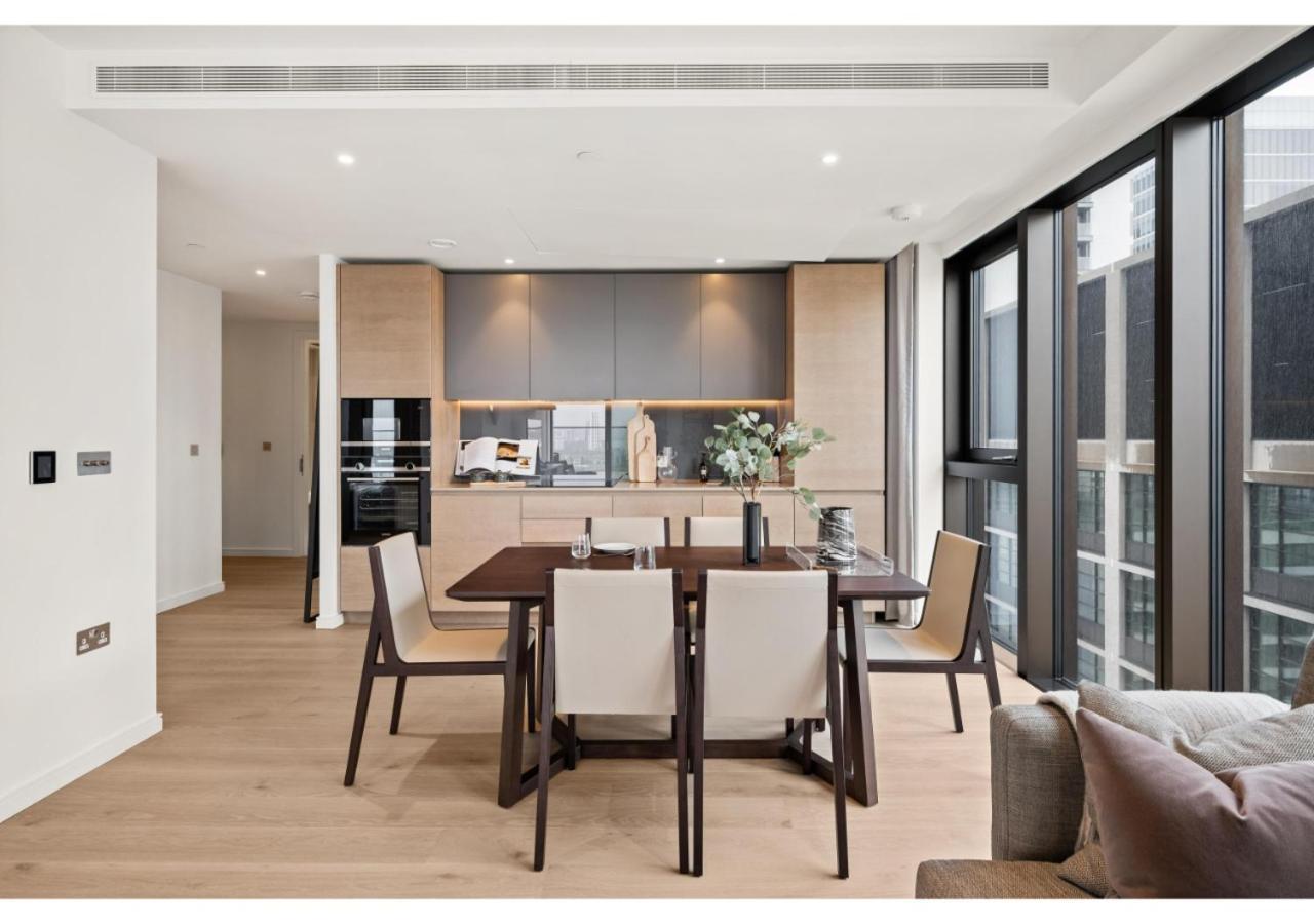 Elegant And Modern Apartments In Canary Wharf Right Next To Thames London Eksteriør billede