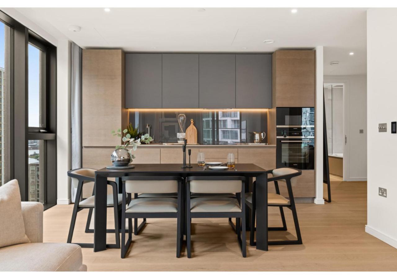 Elegant And Modern Apartments In Canary Wharf Right Next To Thames London Eksteriør billede