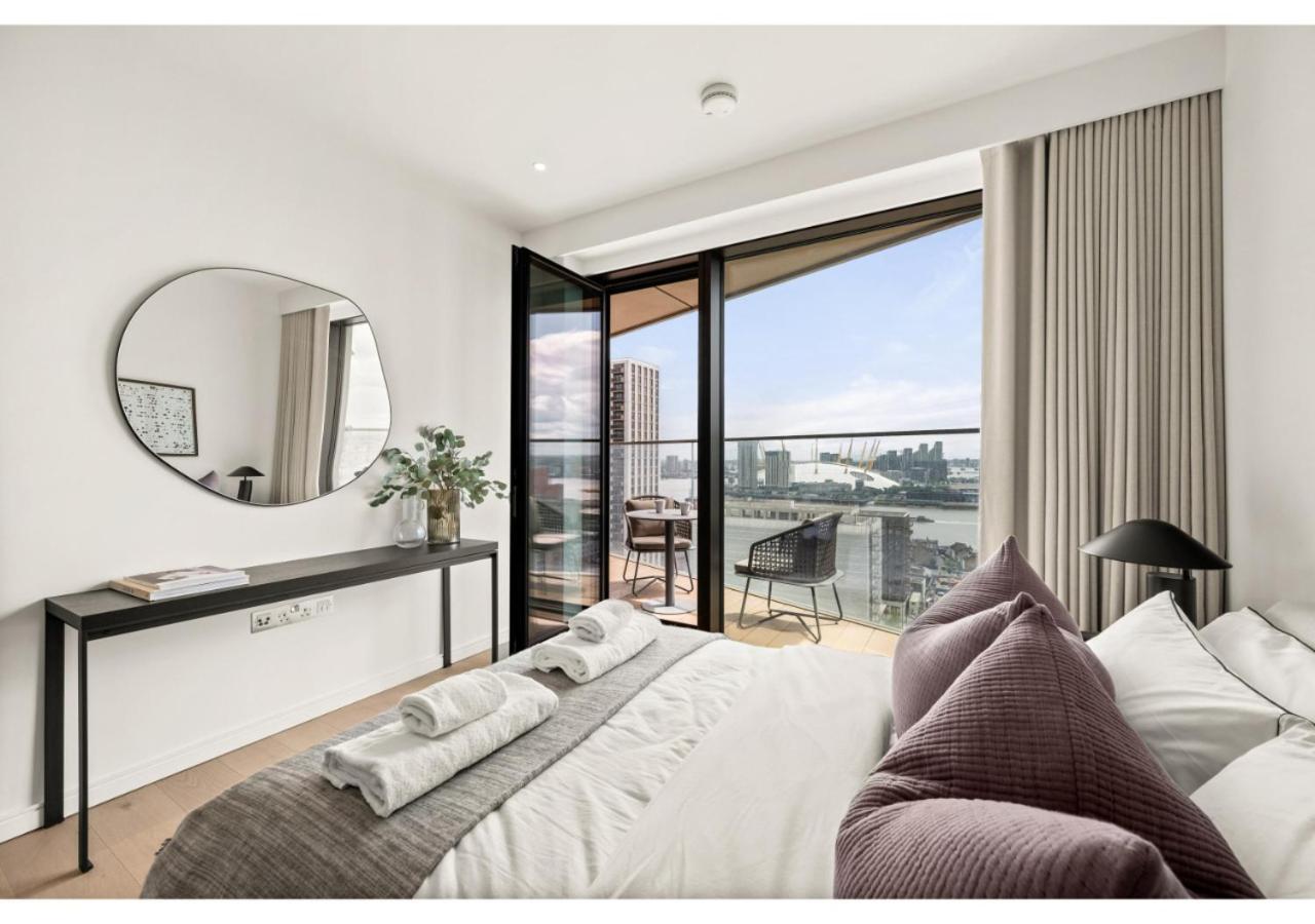 Elegant And Modern Apartments In Canary Wharf Right Next To Thames London Eksteriør billede