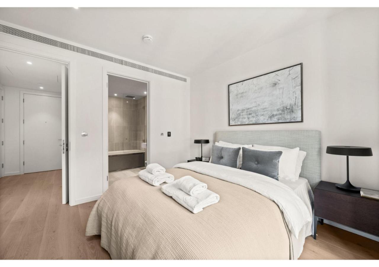Elegant And Modern Apartments In Canary Wharf Right Next To Thames London Eksteriør billede