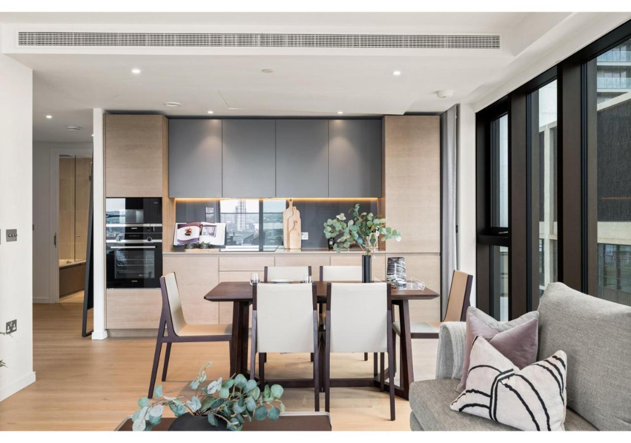 Elegant And Modern Apartments In Canary Wharf Right Next To Thames London Eksteriør billede