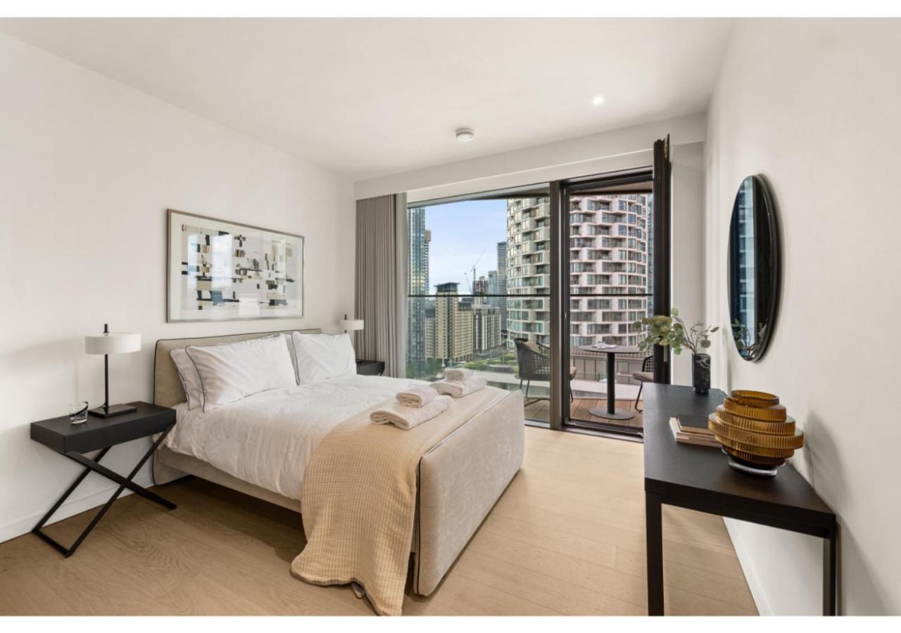 Elegant And Modern Apartments In Canary Wharf Right Next To Thames London Eksteriør billede
