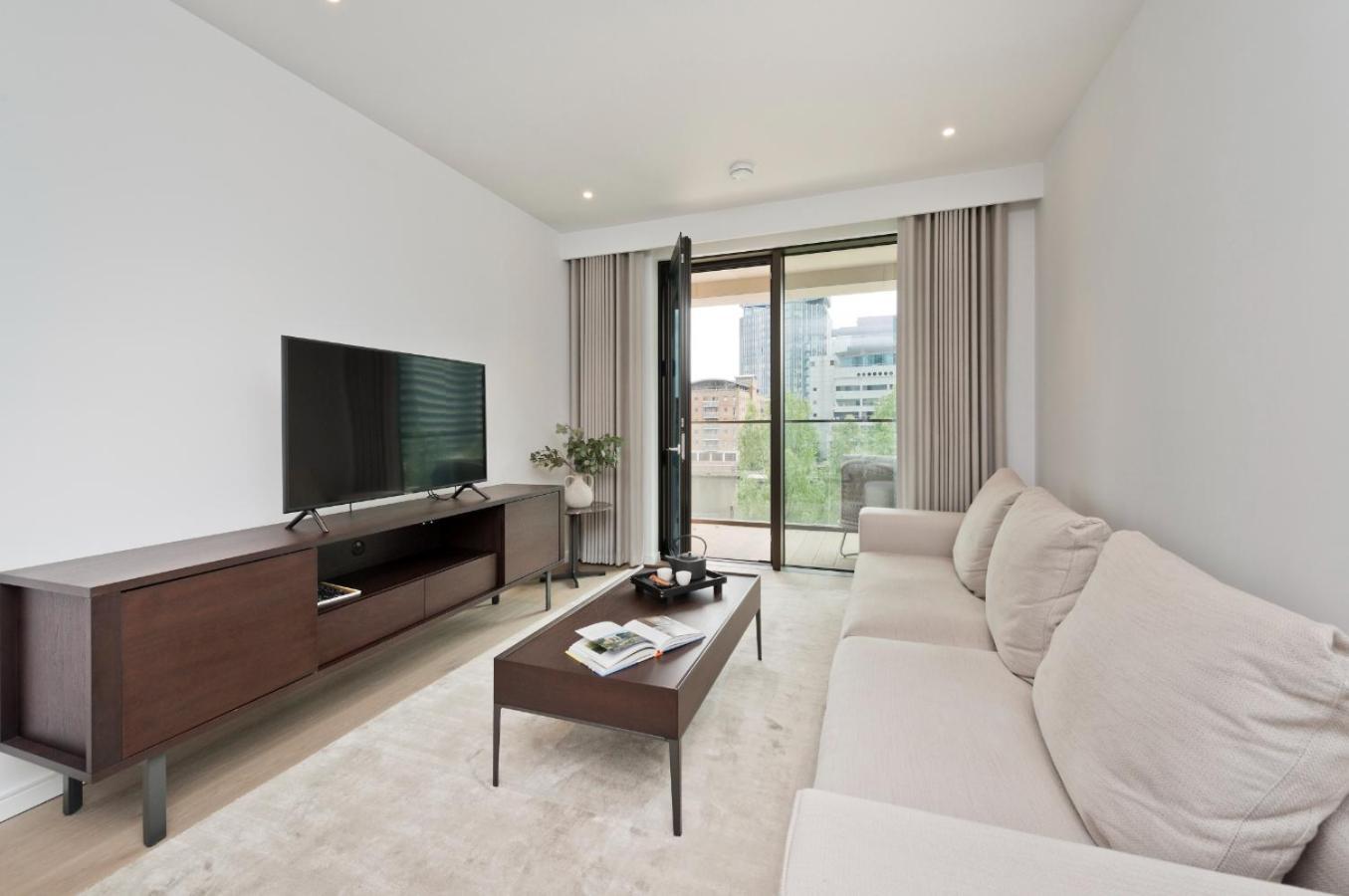 Elegant And Modern Apartments In Canary Wharf Right Next To Thames London Eksteriør billede