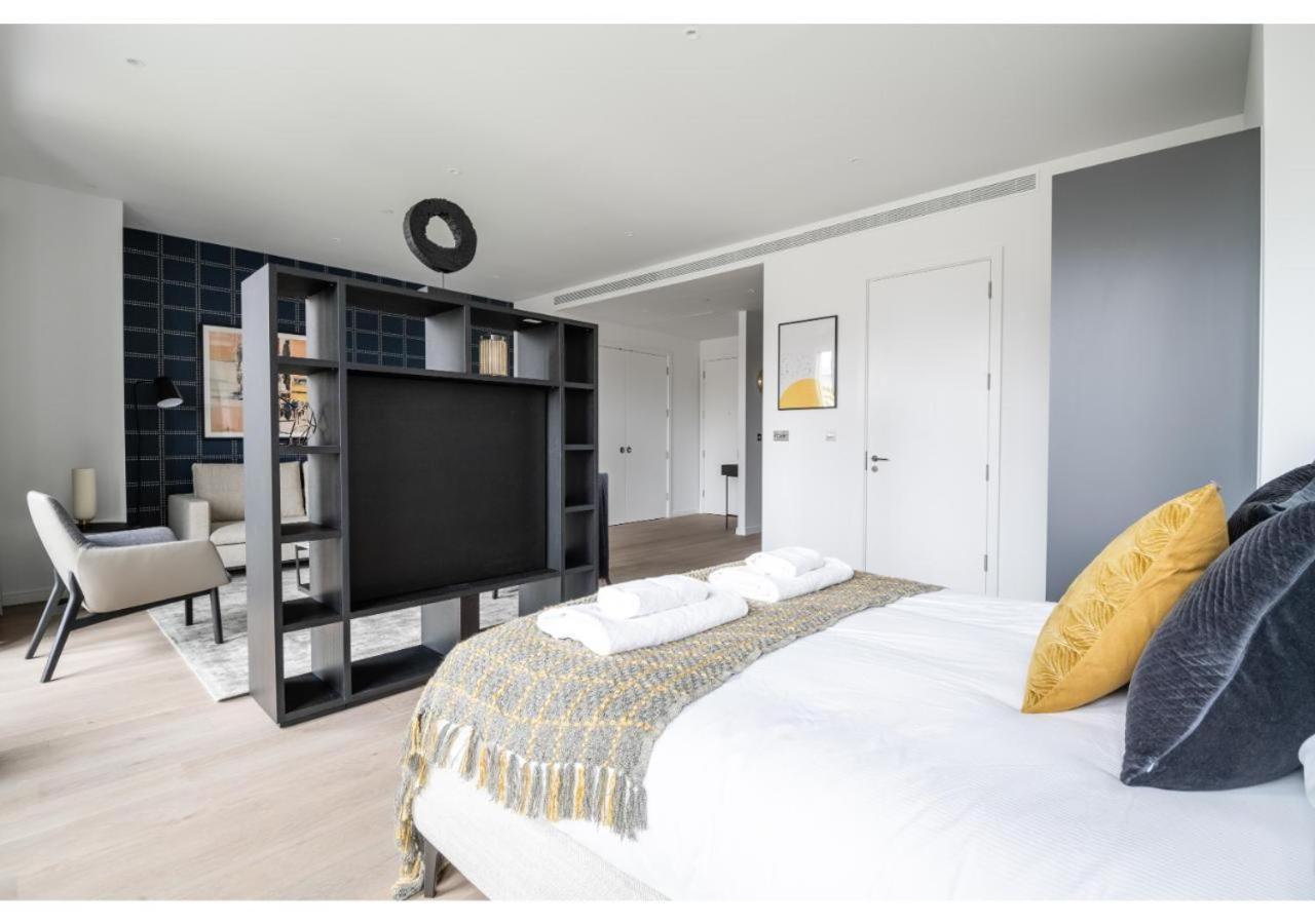 Elegant And Modern Apartments In Canary Wharf Right Next To Thames London Eksteriør billede