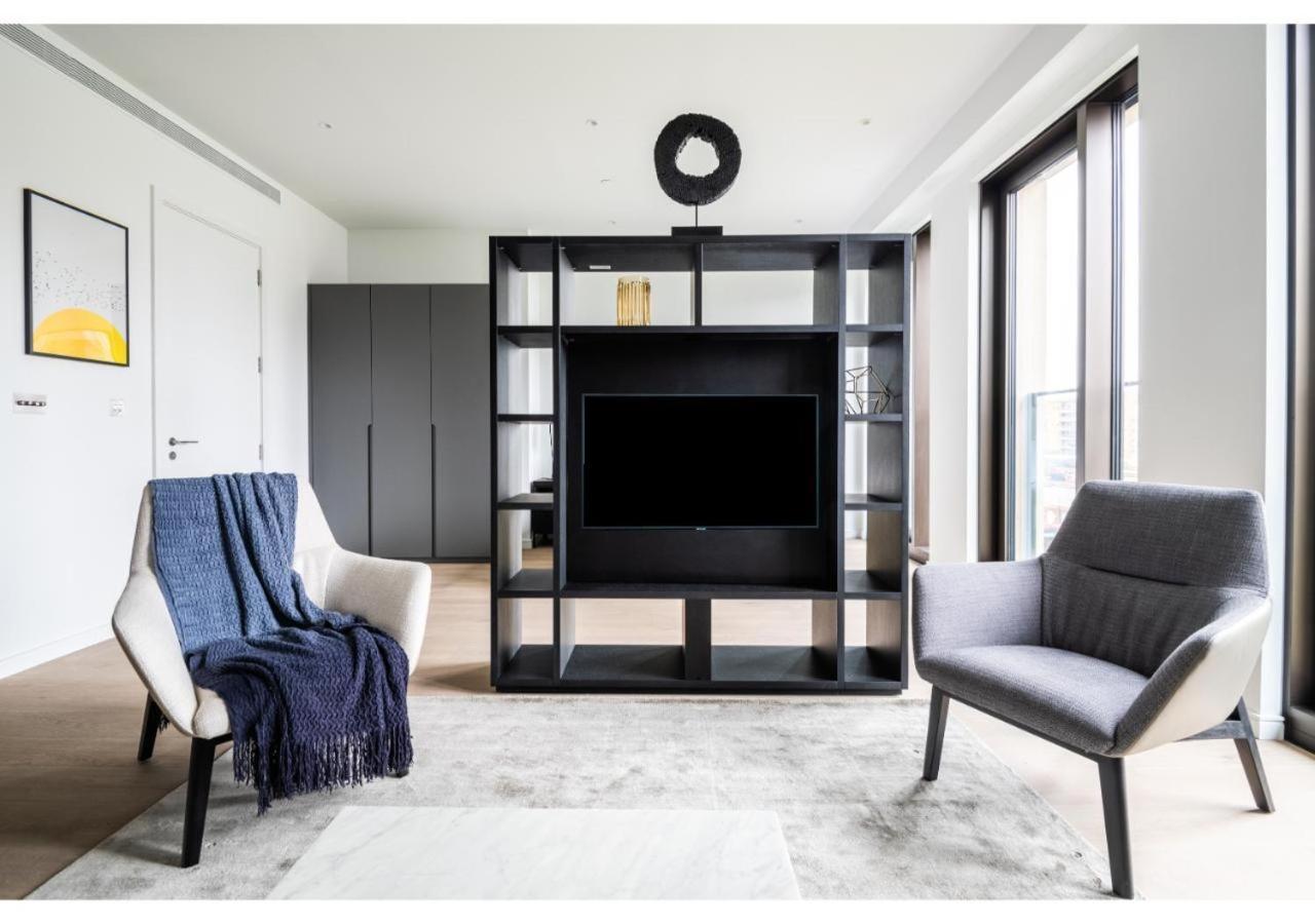Elegant And Modern Apartments In Canary Wharf Right Next To Thames London Eksteriør billede