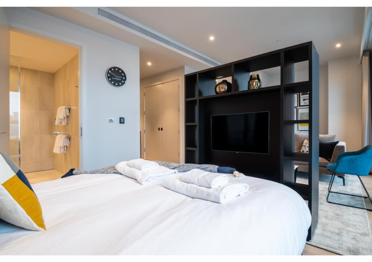 Elegant And Modern Apartments In Canary Wharf Right Next To Thames London Eksteriør billede